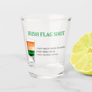 Irish Flag Shot Recipe for parties Shot Glas