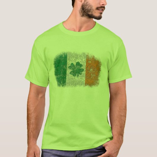 Irish Flag St Paddys Day T-shirt (Voorkant)