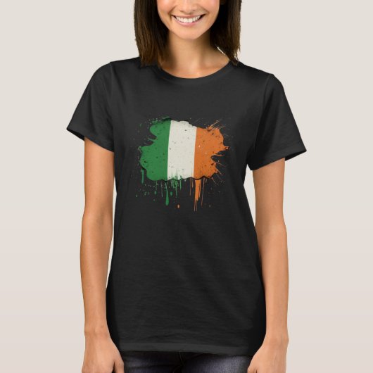 Irish Flag St Patrick s Day T-shirt (Voorkant)