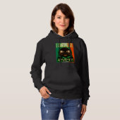 IRISH FLAG ST PATRICK'S CAT HOODIE (Voorkant volledig)