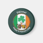 Irish Flag St Patricks Day Magneet (Voorkant)