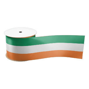 Irish Flag St Patricks Day Satijnen Lint