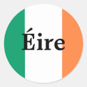 Irish Flag Sticker (Voorkant)