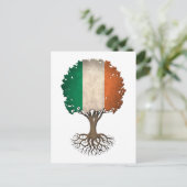 Irish Flag Tree Briefkaart (Staand voorkant)