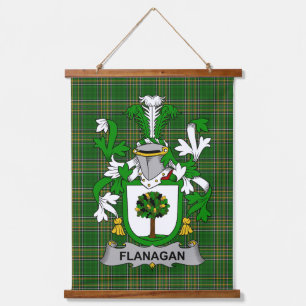 Irish Flanagan of O_Flanagan Wapen familie C Hangend Wandkleed