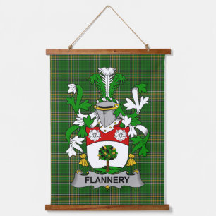 Irish Flannery of O_Flannery Wapenschild familie C Hangend Wandkleed