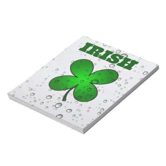 Irish Floating Clover Notitieblok (Linkerzijde)