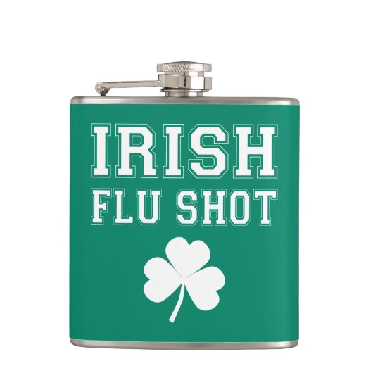 Irish Flu Shot Street Patrick's Day Heupfles (Voorkant)