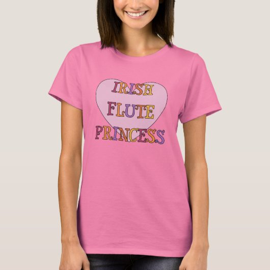 Irish Flute Princess T-shirt (Voorkant)
