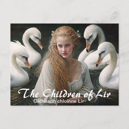 Irish Folklore The Children of Lir Briefkaart (Voorkant)