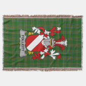 Irish Folliott Coat of Arms Family Crest Ireland Deken (Voorkant)