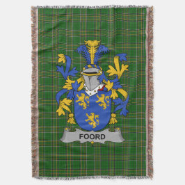 Irish Ford Coat of Arms Family Crest Ierland Deken
