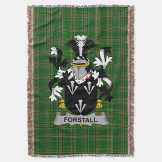 Irish Forstall Coat of Arms Family Crest Ireland Deken