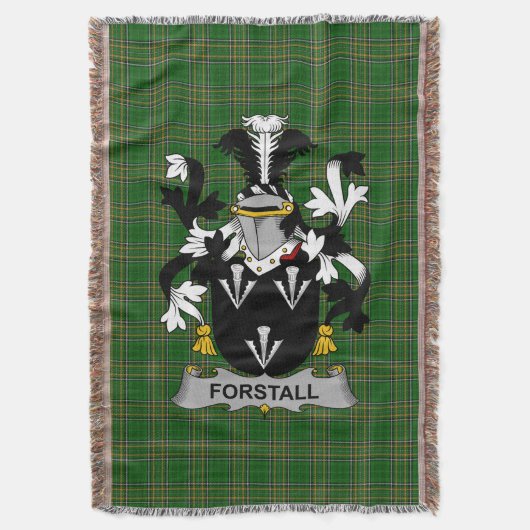 Irish Forstall Coat of Arms Family Crest Ireland Deken (Voorkant Verticaal)