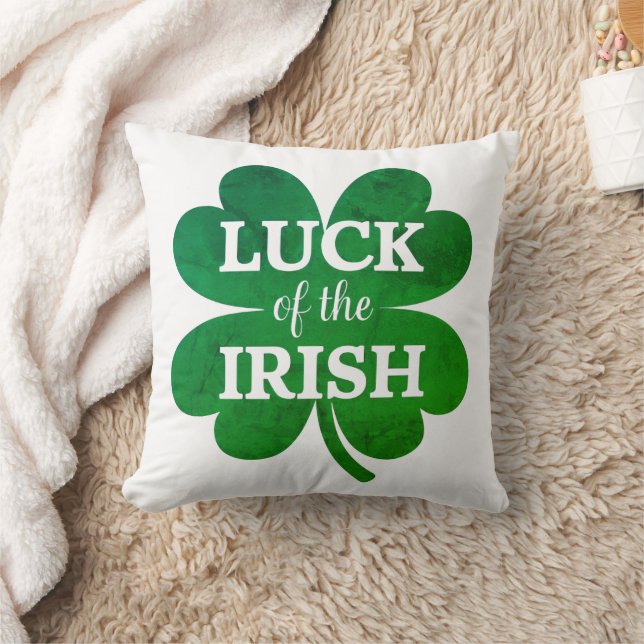 Irish Four Leaf Clover Kussen (Deken)
