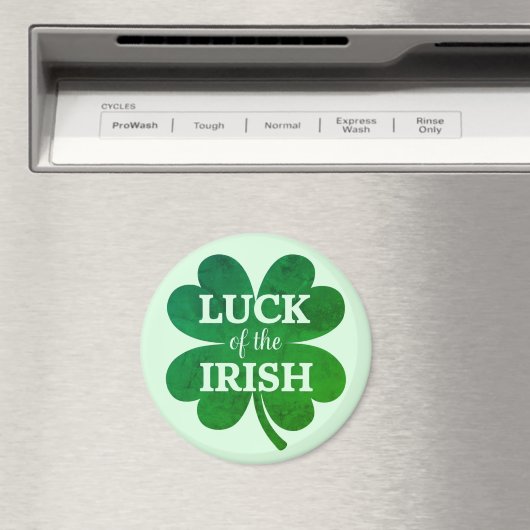 Irish Four Leaf Clover Magneet (Insitu (Vaatwasser))