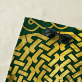 Irish Four-leaf clover met Celtic Knot Strandlaken (In situ)