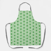 Irish four Leaf Clover Pattern over Apron Schort (Voorkant)