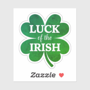 Irish Four Leaf Clover Sticker