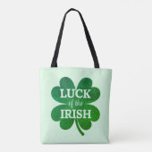 Irish Four Leaf Clover Tote Bag (Achterkant)