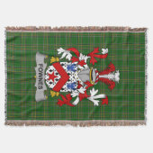 Irish Fownes Coat of Arms Family Crest Ireland Deken (Voorkant)