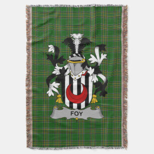Irish Foy of O_Fie wapenschild Familie Crest Ierla Deken