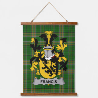 Irish Francis Coat of Arms Family Crest Hangend Wandkleed