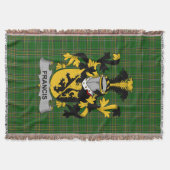 Irish Francis Coat of Arms Family Crest Ireland Deken (Voorkant)