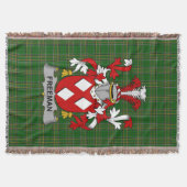 Irish Freeman Coat of Arms Family Crest Ireland Deken (Voorkant)