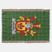 Irish Freeney Coat of Arms Family Crest Ireland Deken (Voorkant)