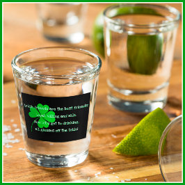 [Irish Friends] St. Patricks Day Toast - Black - Shot Glas