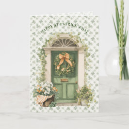 Irish Front Door | St Patrick's Day Irish Blessing Kaart