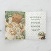 Irish Front Door | St Patrick's Day Irish Blessing Kaart (Binnen)