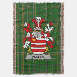 Irish Fuller Coat of Arms Family Crest Ireland Deken