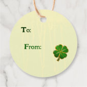 Irish Fun 3D Whimsey 2 Bedankjes Labels (Achterkant)