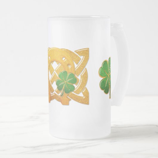 Irish Fun 3D Whimsey 2 Matglas Bierpul (Voorkant rechts)