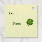 Irish Fun 3D Whimsey 3 Bedankjes Labels (Achterkant)