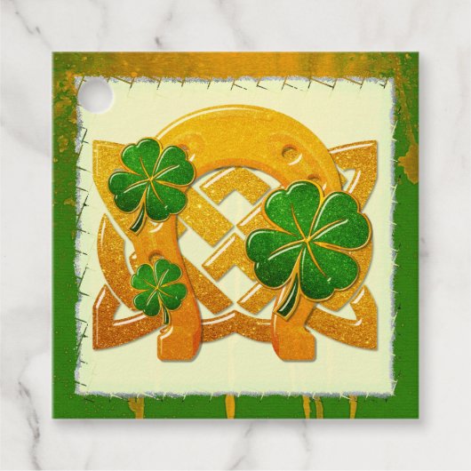 Irish Fun 3D Whimsey 3 Bedankjes Labels (Voorkant)