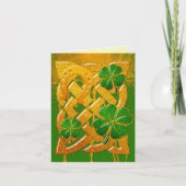 Irish Fun 3D Whimsey BLANK Briefpapier 2 Notitiekaartje (Voorkant)
