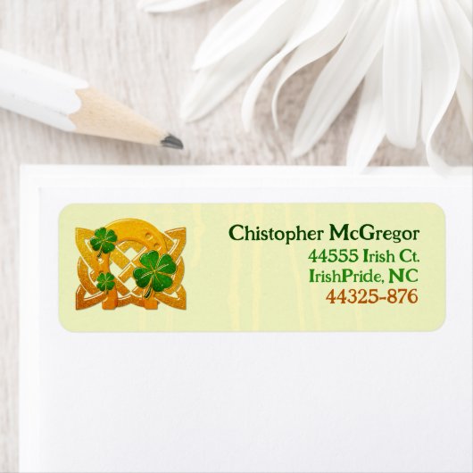 Irish Fun 3D Whimsey Etiket (Insitu)