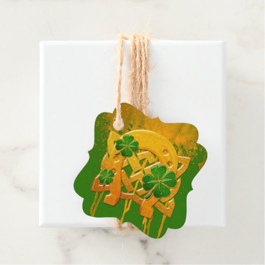 Irish Fun 3D Whimsey naar en van Bedankjes Labels (In situ)