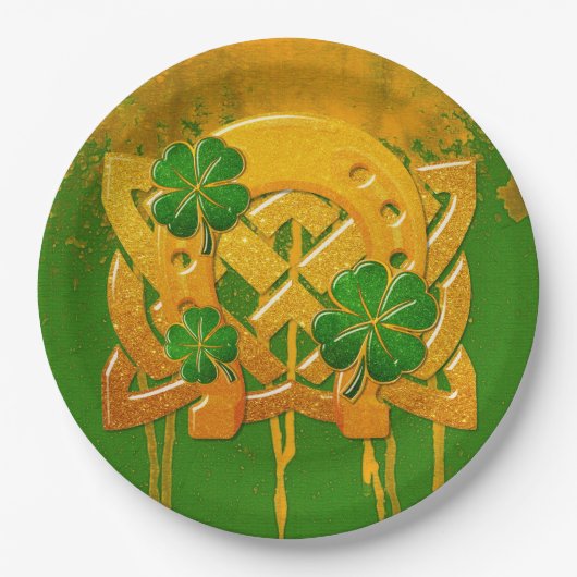 Irish Fun 3D Whimsey Papieren Bordje (Voorkant)