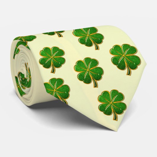 Irish Fun 3D Whimsey Stropdas (Opgerold)