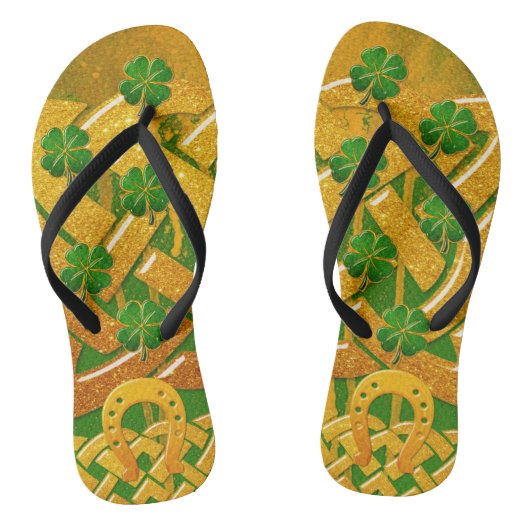 Irish Fun 3D Whimsey Teenslippers (Voetbed)