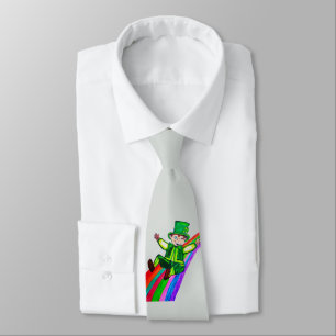 IRISH FUNNY LEPRECHAUN stropdas