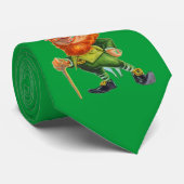 IRISH FUNNY LEPRECHAUN stropdas (Opgerold)