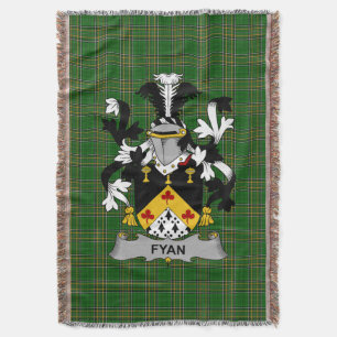 Irish Fyan of Faghan Wapen van de familie Crest Ir Deken