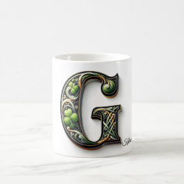 Irish G Monogram Coffee Mug Koffiemok