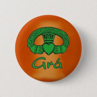 Irish Gaelic Love-knop Ronde Button 5,7 Cm