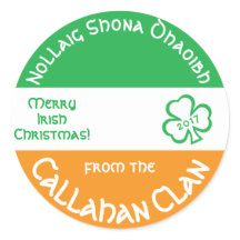 Irish Gaelic Merry kerst op maat
